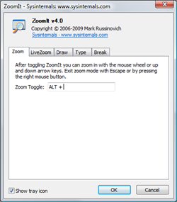 ZoomIt - Options